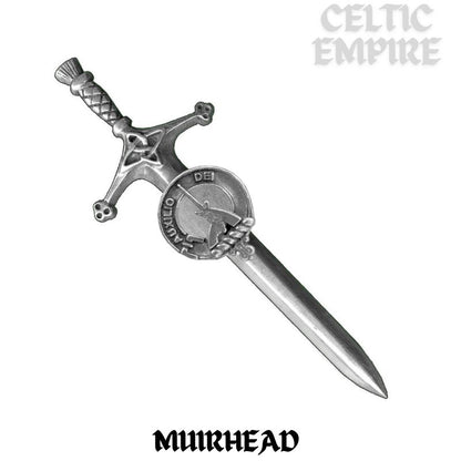 Muirhead Family Clan Crest Kilt Pin, Scottish Pin