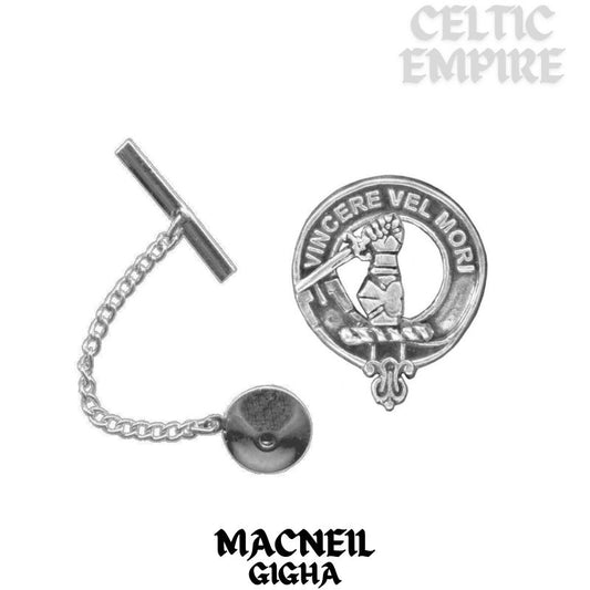 MacNeill Gigha & Colonsay Family Clan Crest Scottish Tie Tack/ Lapel Pin