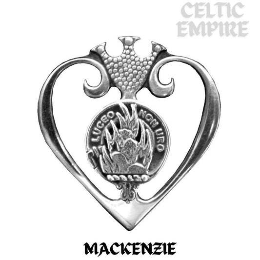 MacKenzie Family Clan Crest Luckenbooth Brooch or Pendant