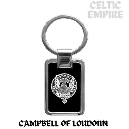 Campbell Loudoun Family Clan Stainless Steel Key Ring