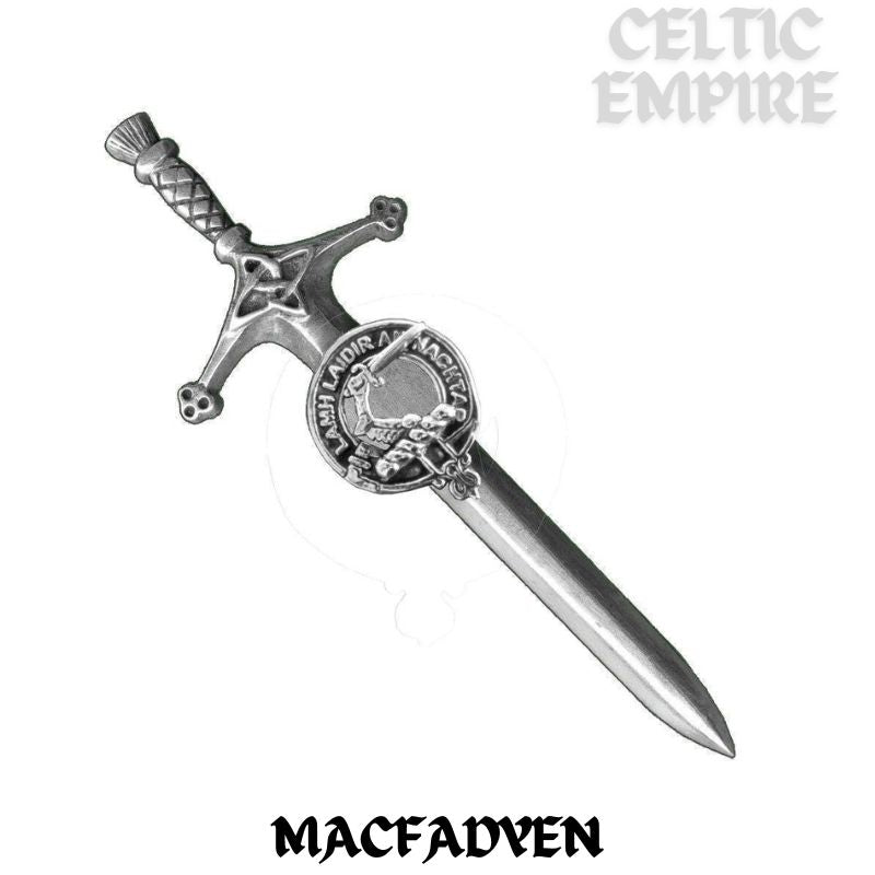 MacFadyen Family Clan Crest Kilt Pin, Scottish Pin