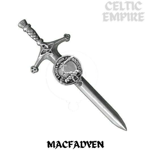 MacFadyen Family Clan Crest Kilt Pin, Scottish Pin