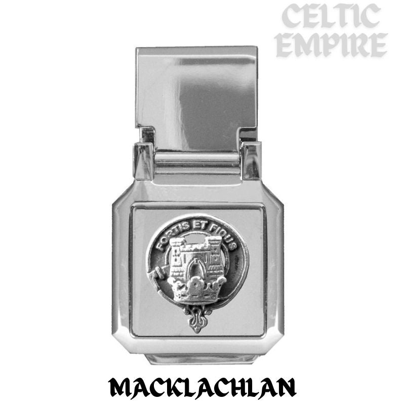 MacLachlan Scottish Family Clan Crest Money Clip
