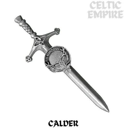 Calder Family Clan Crest Kilt Pin, Scottish Pin