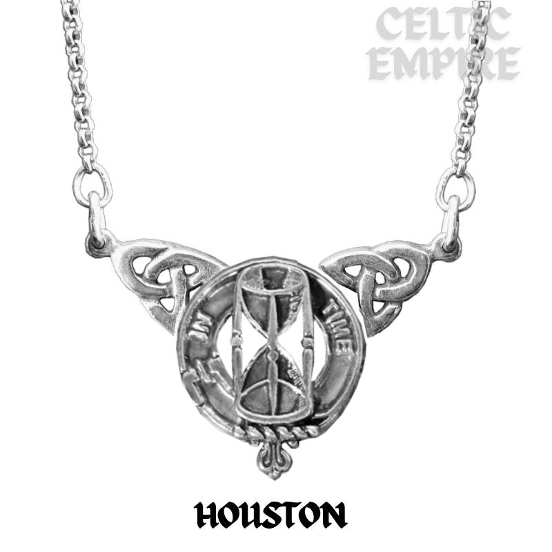 Houston Family Clan Crest Double Drop Pendant