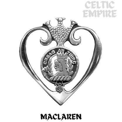 MacLaren Family Clan Crest Luckenbooth Brooch or Pendant