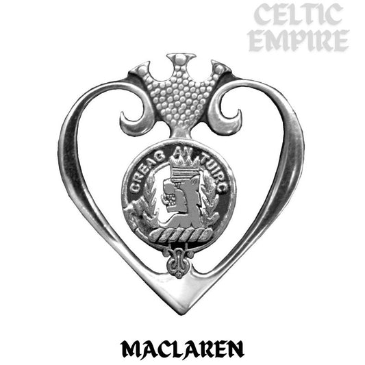 MacLaren Family Clan Crest Luckenbooth Brooch or Pendant