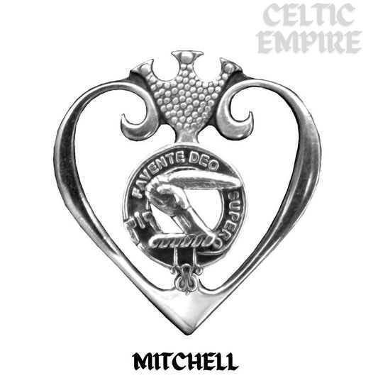Mitchell Family Clan Crest Luckenbooth Brooch or Pendant