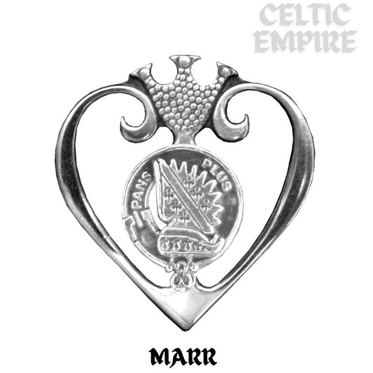 Marr Family Clan Crest Luckenbooth Brooch or Pendant