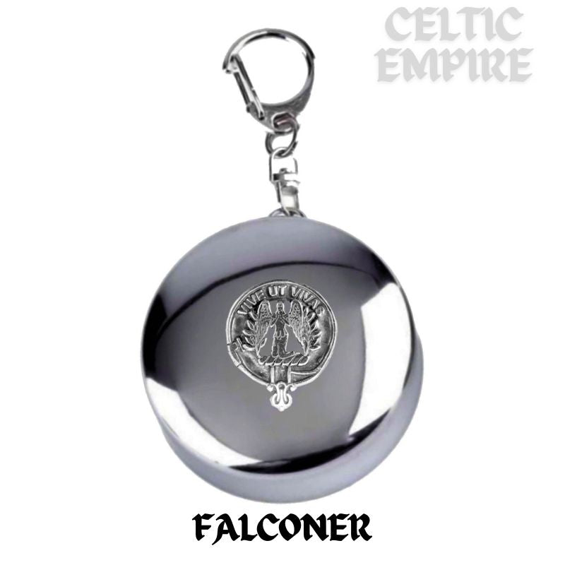 Falconer Scottish Family Clan Crest Folding Cup Key Chain