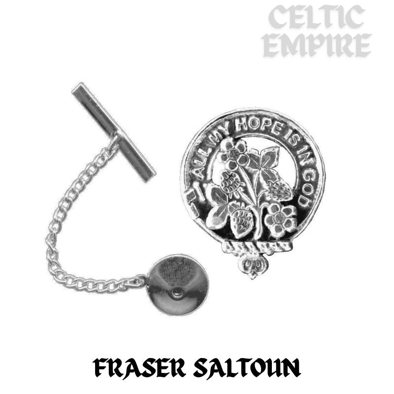 Fraser  Saltoun Family Clan Crest Scottish Tie Tack/ Lapel Pin