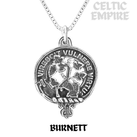 Burnett Family Clan Crest Scottish Pendant