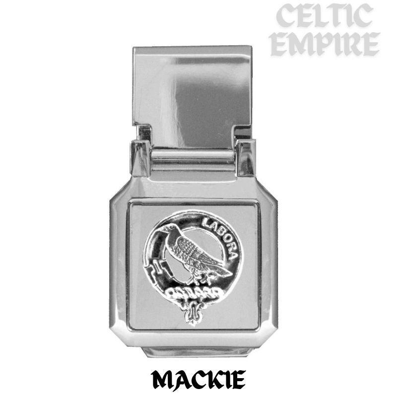 MacKie Scottish Family Clan Crest Money Clip