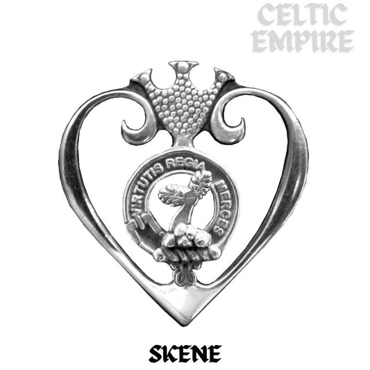 Skene Family Clan Crest Luckenbooth Brooch or Pendant