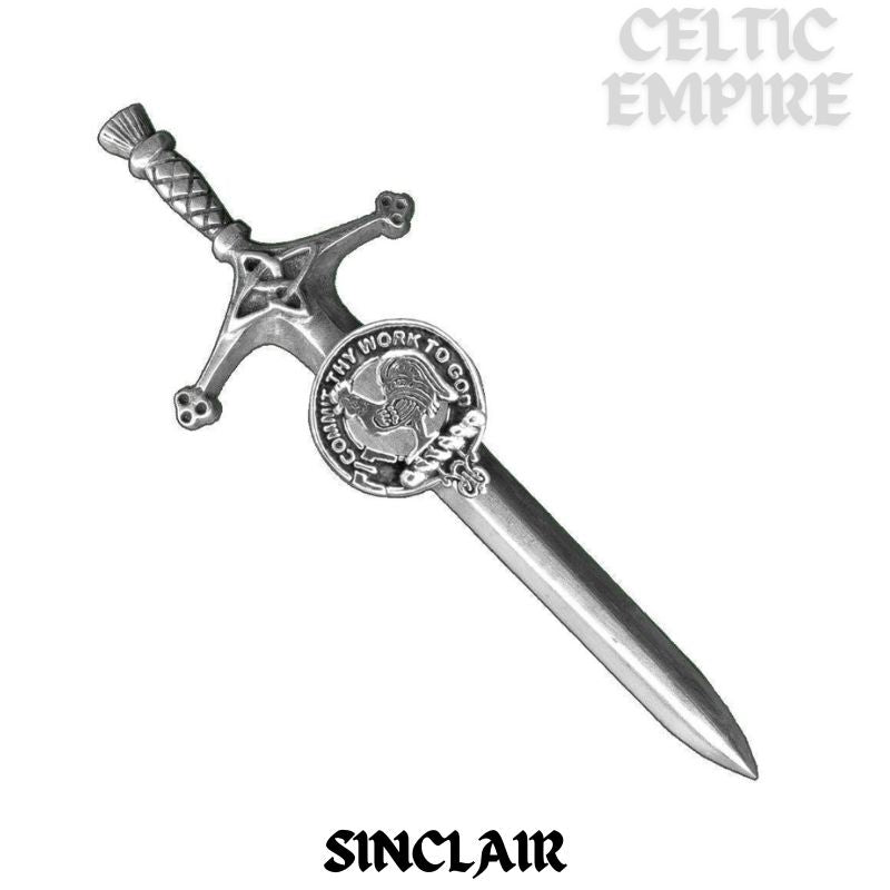 Sinclair Family Clan Crest Kilt Pin, Scottish Pin