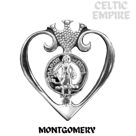 Montgomery Family Clan Crest Luckenbooth Brooch or Pendant
