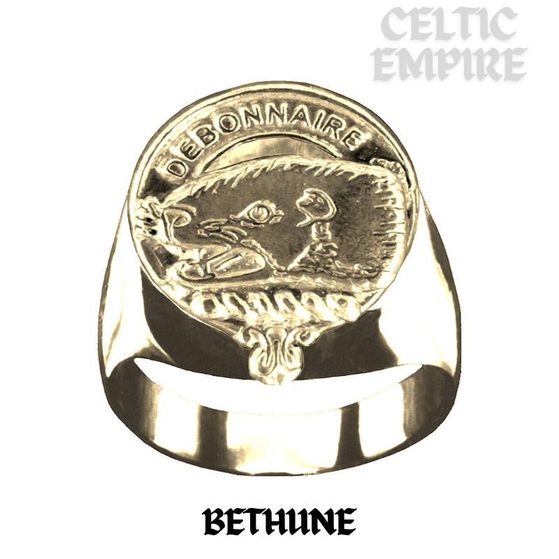 Bethune Scottish Family Clan Crest Ring