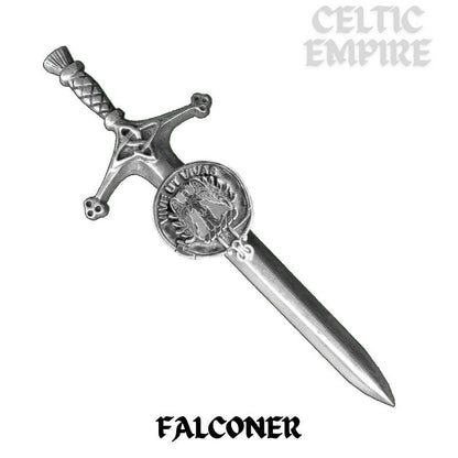 Falconer Family Clan Crest Kilt Pin, Scottish Pin