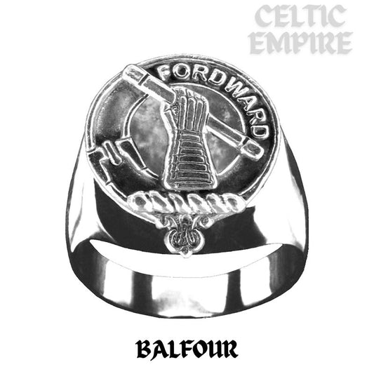 Balfour Scottish Family Clan Crest Ring