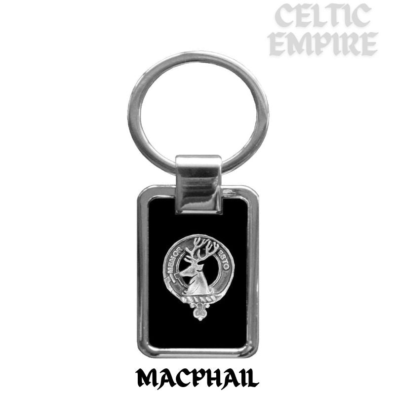MacPhail Family Clan Stainless Steel Key Ring