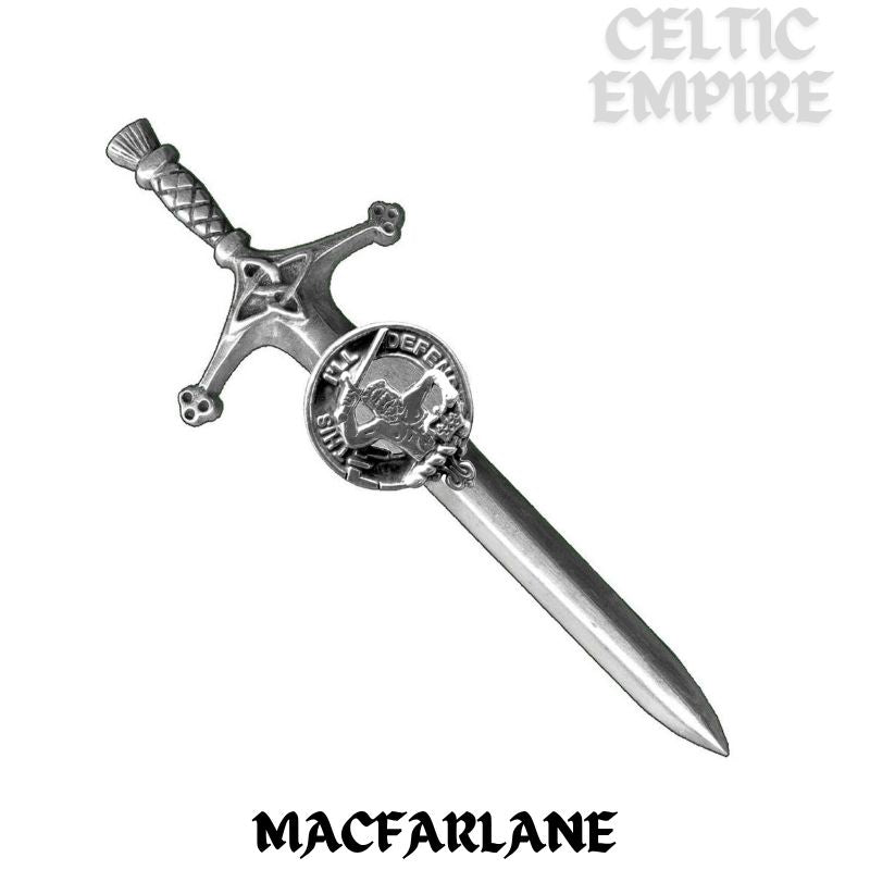 MacFarlane Family Clan Crest Kilt Pin, Scottish Pin