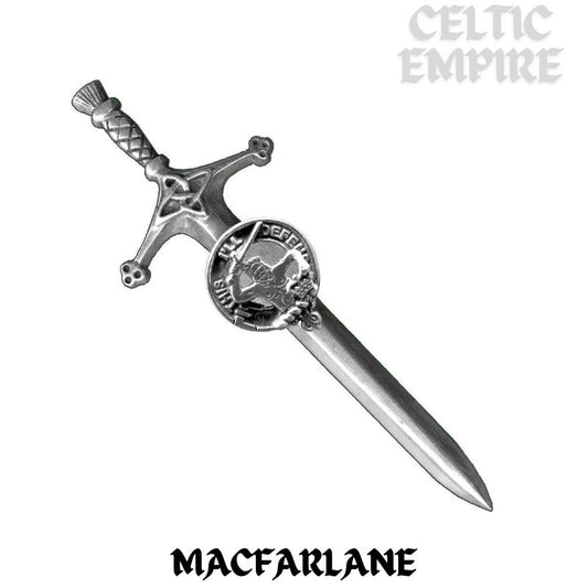 MacFarlane Family Clan Crest Kilt Pin, Scottish Pin