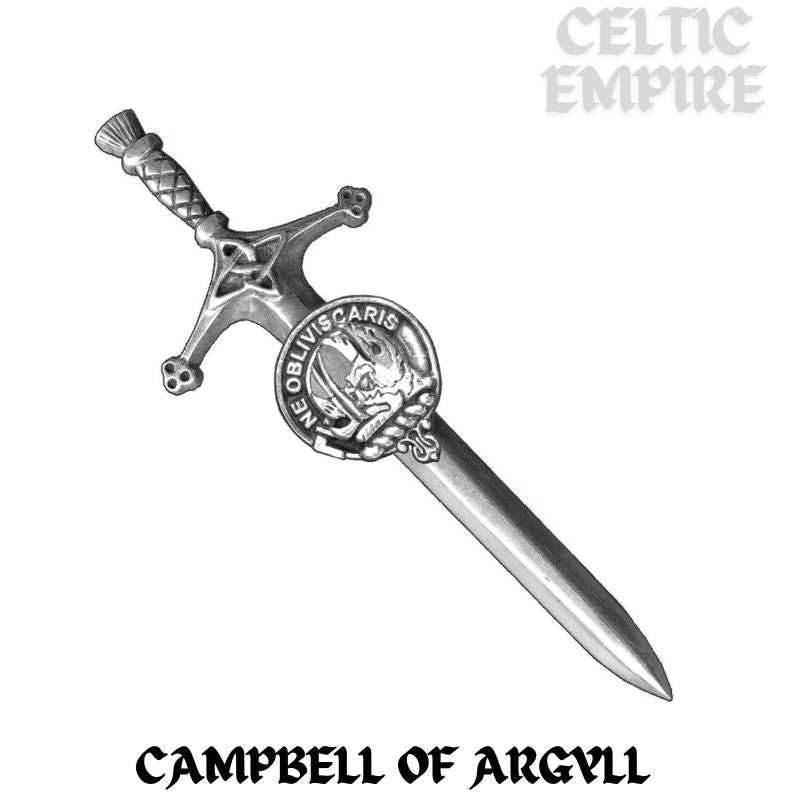 Campbell (Argyll) Family Clan Crest Kilt Pin, Scottish Pin