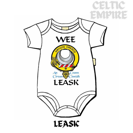 Leask Scottish Family Clan Crest Baby Jumper