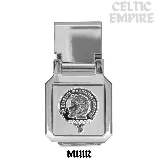 Muir Scottish Family Clan Crest Money Clip
