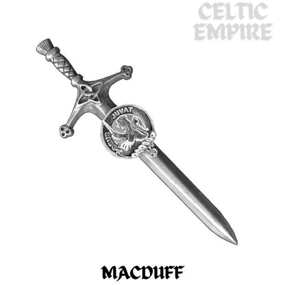MacDuff Family Clan Crest Kilt Pin, Scottish Pin