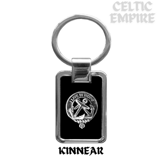 Kinnear Family Clan Black Stainless Key Ring
