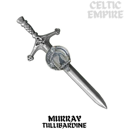 Murray (Tullibardine) Family Clan Crest Kilt Pin, Scottish Pin