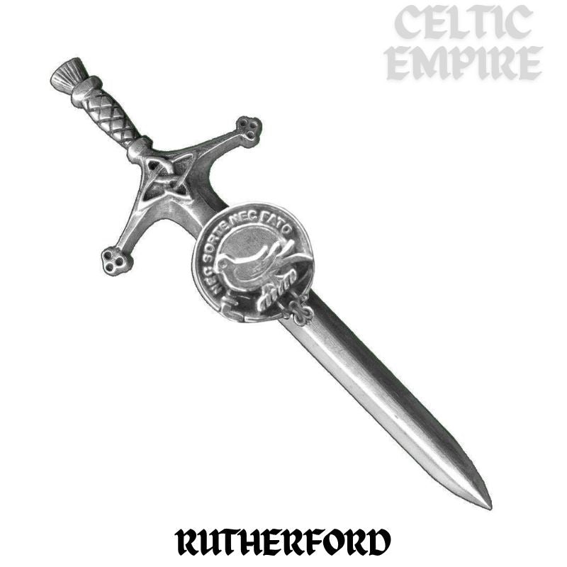 Rutherford Family Clan Crest Kilt Pin, Scottish Pin