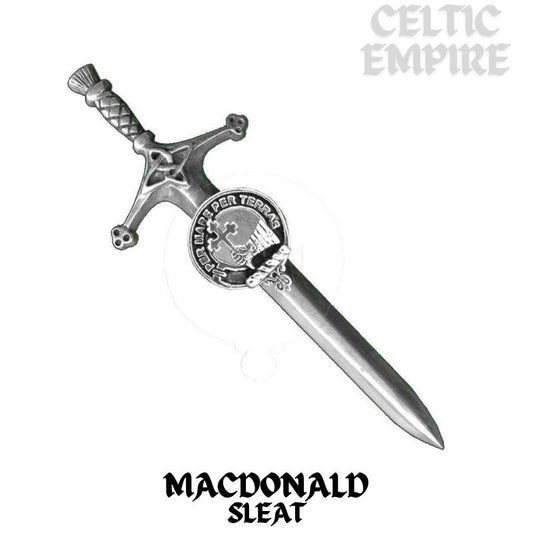 MacDonald (Sleat) Family Clan Crest Kilt Pin, Scottish Pin