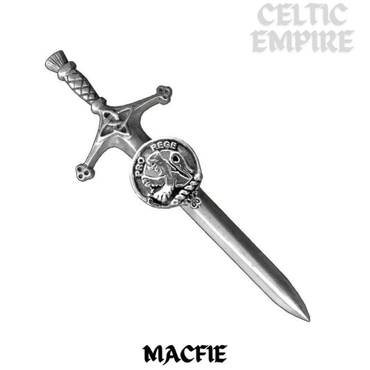 MacFie Family Clan Crest Kilt Pin, Scottish Pin
