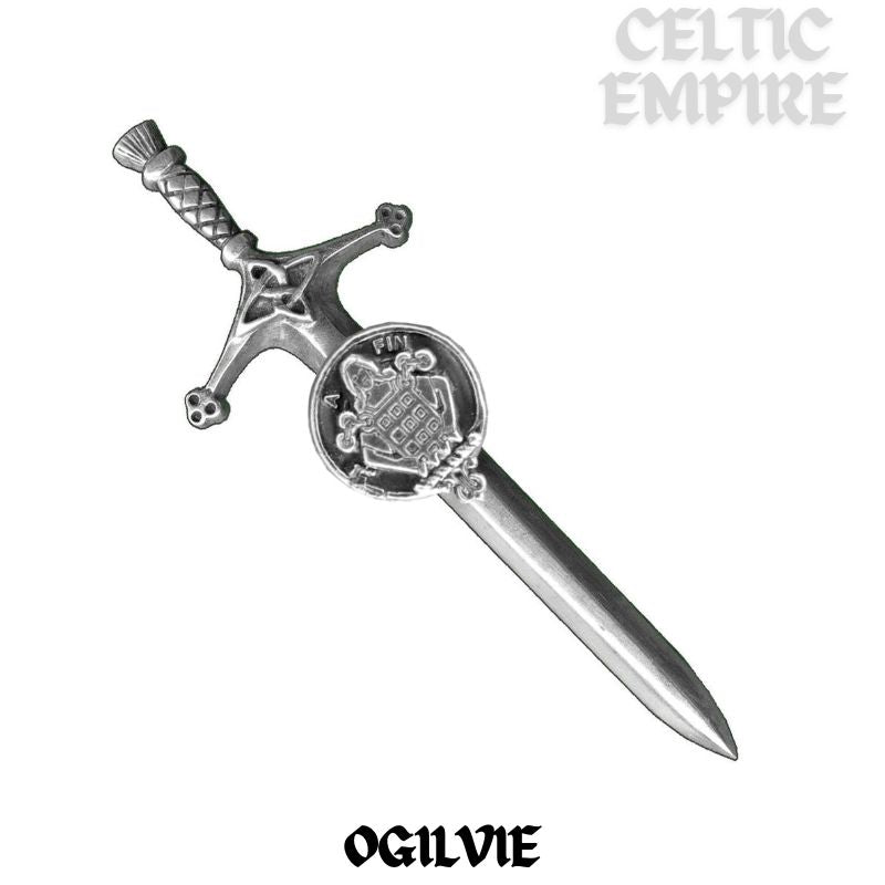 Ogilvie Family Clan Crest Kilt Pin, Scottish Pin
