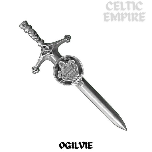 Ogilvie Family Clan Crest Kilt Pin, Scottish Pin