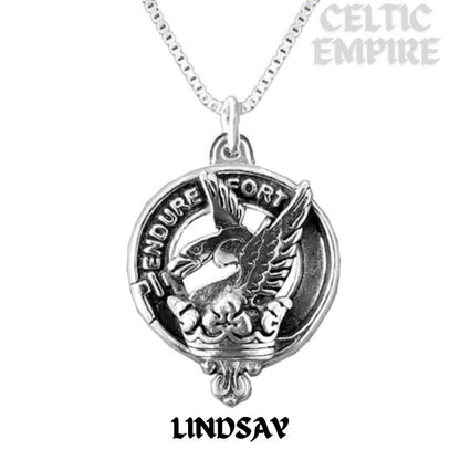 Lindsay Family Clan Crest Scottish Pendant