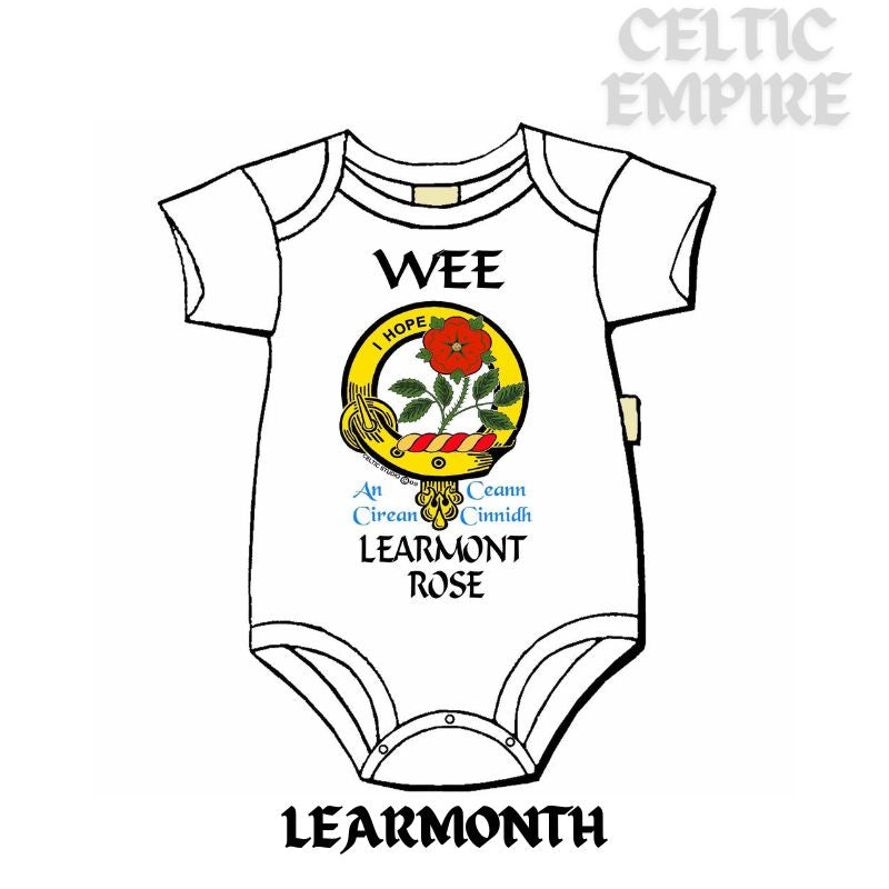 Learmonth Rose Scottish Family Clan Crest Baby Jumper