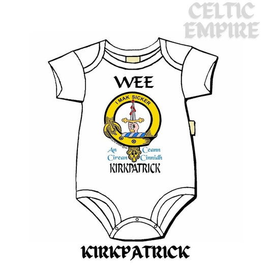 Kirkpatrick Scottish Family Clan Crest Baby Jumper