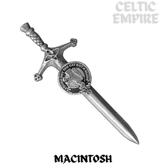 MacIntosh Family Clan Crest Kilt Pin, Scottish Pin