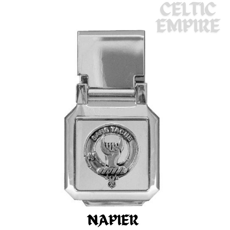 Napier Scottish Family Clan Crest Money Clip