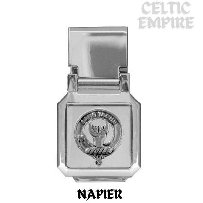 Napier Scottish Family Clan Crest Money Clip
