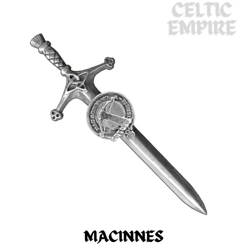 MacInnes Family Clan Crest Kilt Pin, Scottish Pin