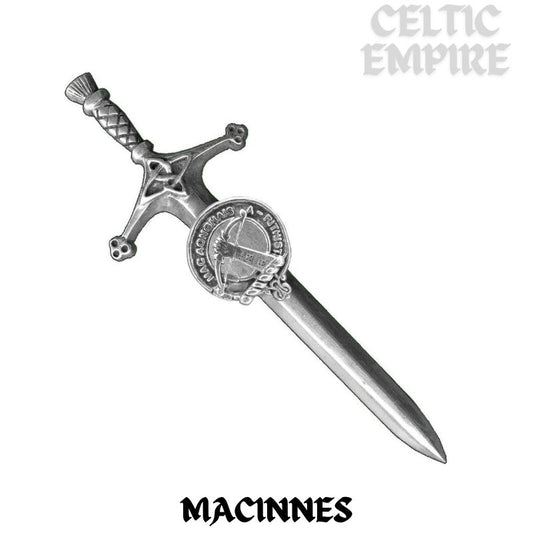 MacInnes Family Clan Crest Kilt Pin, Scottish Pin