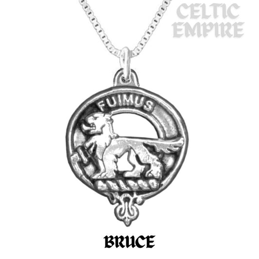 Bruce Family Clan Crest Scottish Pendant