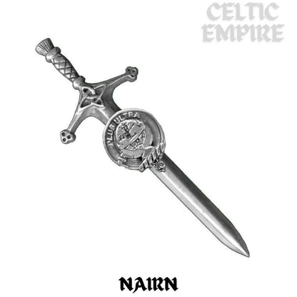 Nairn Family Clan Crest Kilt Pin, Scottish Pin