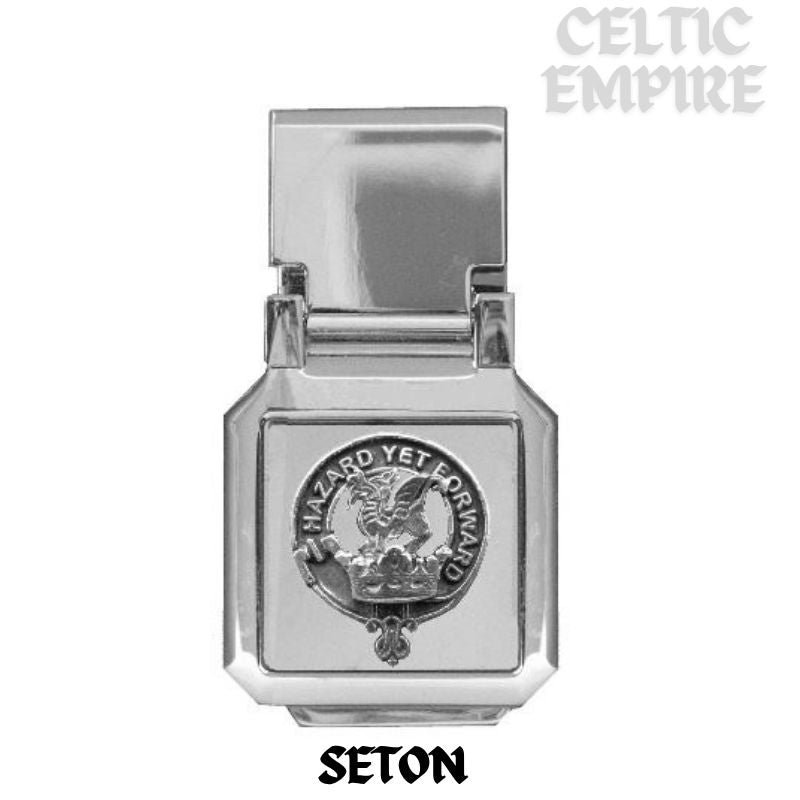 Seton Scottish Family Clan Crest Money Clip