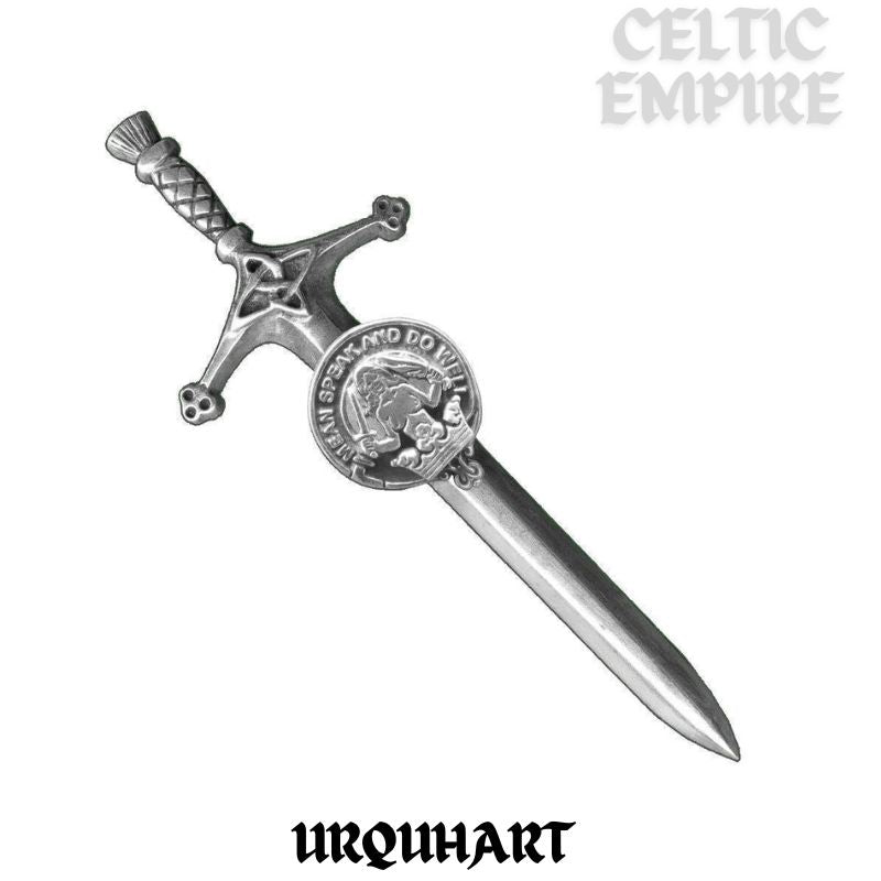 Urquhart Family Clan Crest Kilt Pin, Scottish Pin