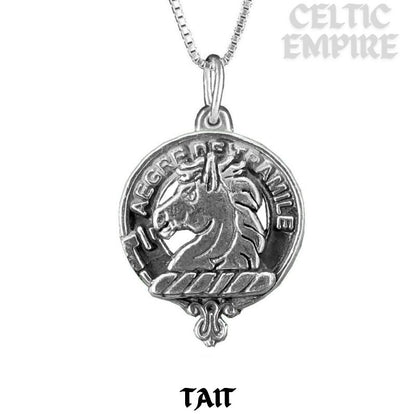 Tait Family Clan Crest Scottish Pendant